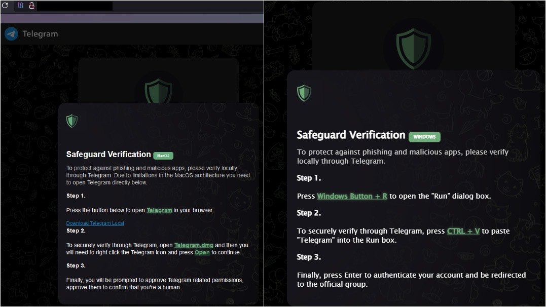 Banshee being spread through a phishing site