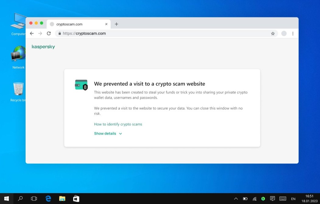 Protection contre les menaces liées aux cryptomonnaies dans les solutions Kaspersky
